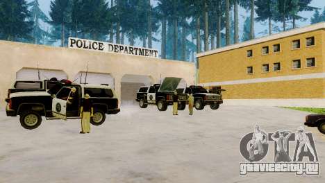 Оживление всех полицейских участков для GTA San Andreas
