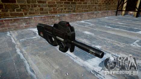 Пистолет-пулемёт Fabrique Nationale P90 silenced для GTA 4