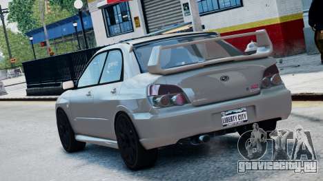 Subaru Impreza WRX STi для GTA 4