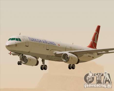 Airbus A321-200 Turkish Airlines для GTA San Andreas