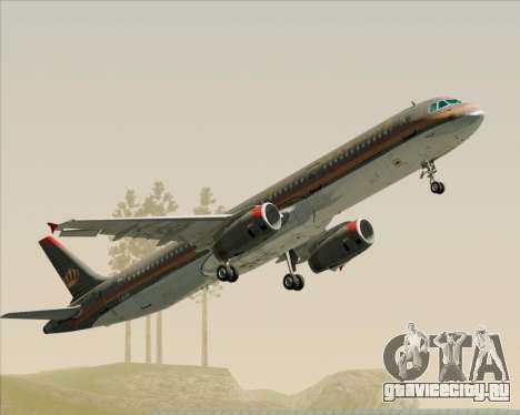 Airbus A321-200 Royal Jordanian Airlines для GTA San Andreas