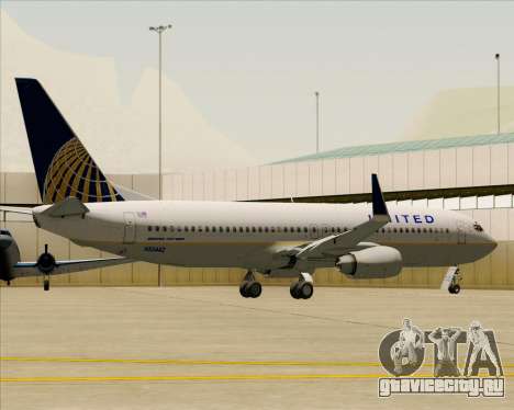 Boeing 737-824 United Airlines для GTA San Andreas