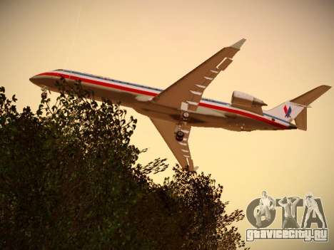 Bombardier CRJ-700 American Eagle для GTA San Andreas