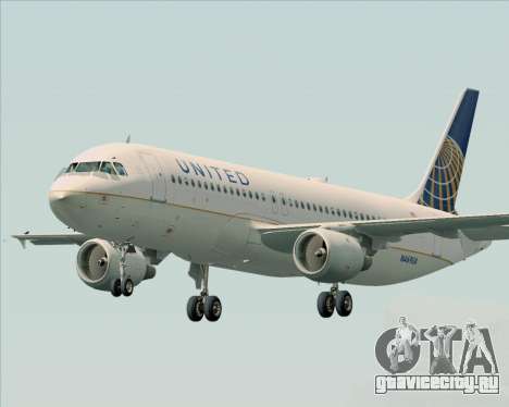 Airbus A320-232 United Airlines для GTA San Andreas