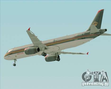 Airbus A321-200 Royal Jordanian Airlines для GTA San Andreas