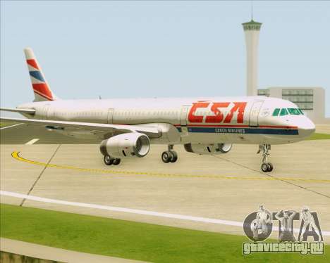 Airbus A321-200 CSA Czech Airlines для GTA San Andreas