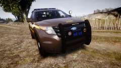 Ford Explorer 2013 Sheriff [ELS] Virginia для GTA 4