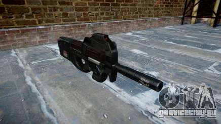 Пистолет-пулемёт Fabrique Nationale P90 silenced для GTA 4