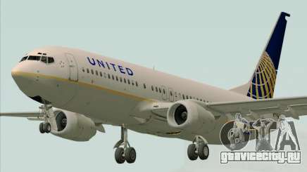 Boeing 737-824 United Airlines для GTA San Andreas