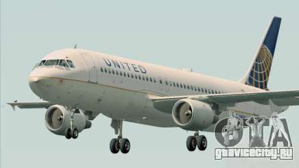 Airbus A320-232 United Airlines для GTA San Andreas