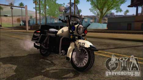 GTA 5 Police Bike для GTA San Andreas