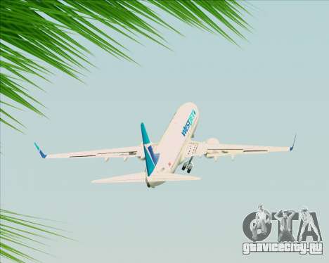 Boeing 737-800 WestJet Airlines для GTA San Andreas