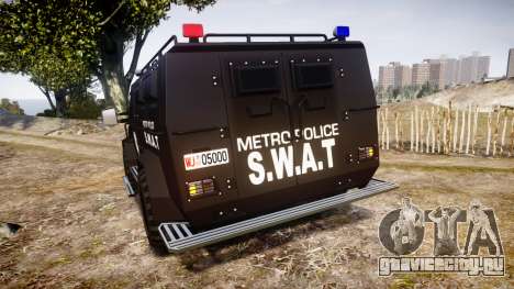 SWAT Van Metro Police для GTA 4