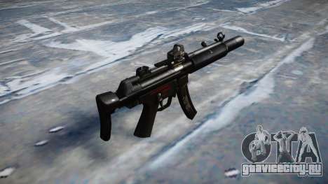 Пистолет-пулемёт MP5SD DRS CS b target для GTA 4