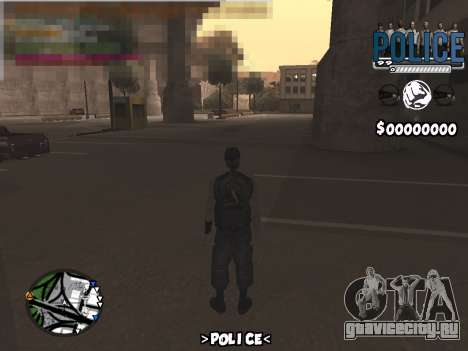 C-Hud Police для GTA San Andreas