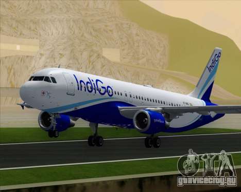 Airbus A320-200 IndiGo для GTA San Andreas