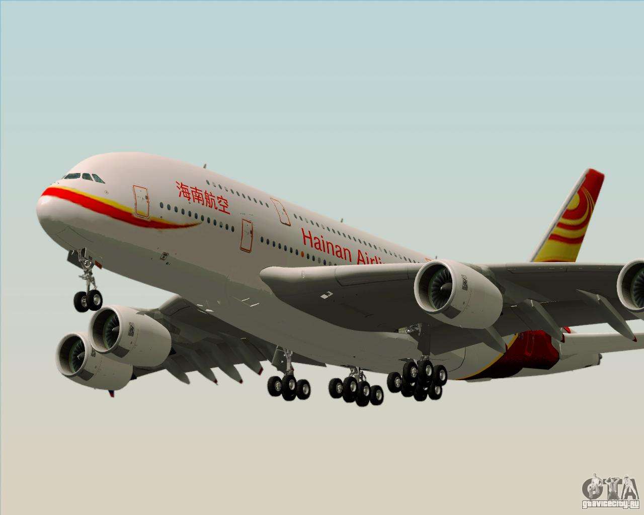 Airbus A380-800 Hainan Airlines для GTA San Andreas