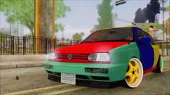Volkswagen Golf Mk3 Harlequin Design для GTA San Andreas