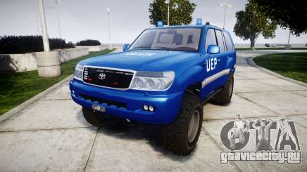 Toyota Land Cruiser 100 UEP blue [ELS] для GTA 4