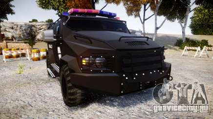 SWAT Van Metro Police [ELS] для GTA 4