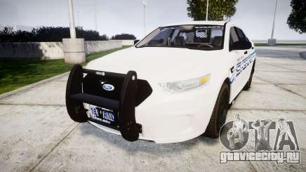 Ford Taurus 2014 [ELS] Liberty County Sheriff для GTA 4