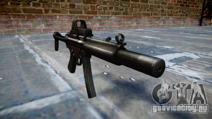 Пистолет-пулемёт MP5SD EOTHS FS b target для GTA 4