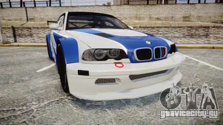BMW M3 E46 GTR Most Wanted plate NFS MW для GTA 4