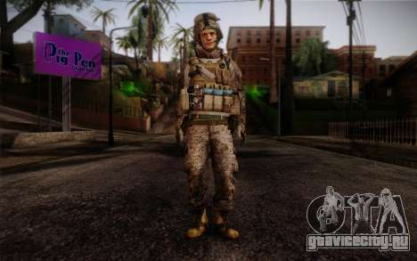 Blackburn from Battlefield 3 для GTA San Andreas