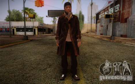 Aiden Pearce from Watch Dogs v10 для GTA San Andreas