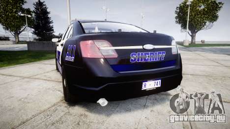 Ford Taurus 2014 Sheriff [ELS] для GTA 4