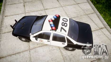 Chevrolet Caprice 1991 LAPD [ELS] Traffic для GTA 4