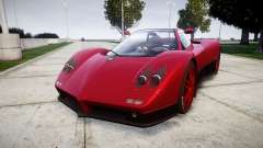 Pagani Zonda C12 S 7.3 2002 PJ2 для GTA 4