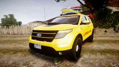 Ford Explorer 2013 Lifeguard Beach [ELS] для GTA 4
