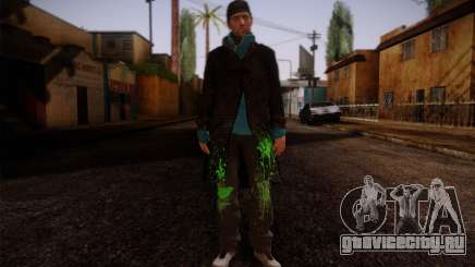 Aiden Pearce from Watch Dogs v9 для GTA San Andreas