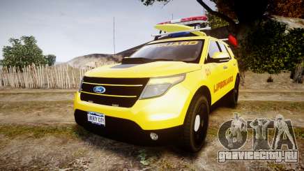Ford Explorer 2013 Lifeguard Beach [ELS] для GTA 4