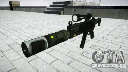 Тактический пистолет-пулемёт MP5 target для GTA 4