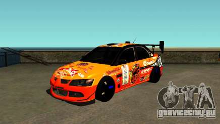 Mitsubishi Lancer Evo 9 Kumakubo Team Orange для GTA San Andreas