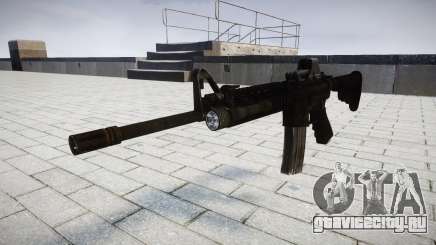 Тактический автомат M4 Black Edition target для GTA 4