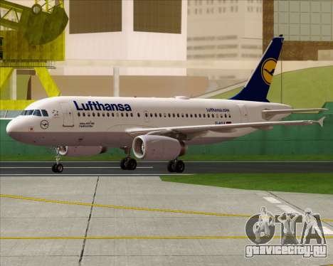 Airbus A319-100 Lufthansa для GTA San Andreas