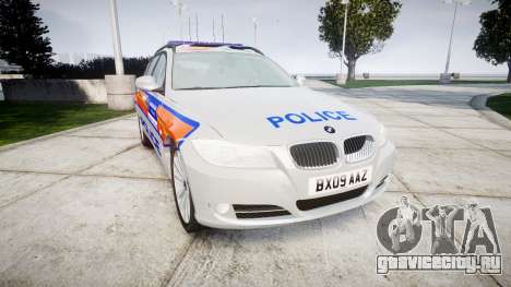 BMW 325d E91 2009 Metropolitan Police [ELS] для GTA 4