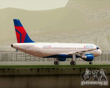 Airbus  A320-200 Delta Airlines для GTA San Andreas