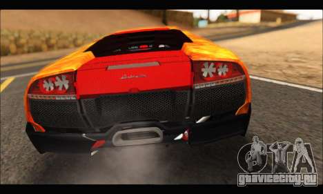 Lamborghini Murcielago In Flames для GTA San Andreas
