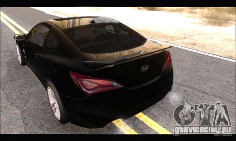 Hyundai Genesis Coupe 3.8 2013 для GTA San Andreas