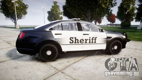 Ford Taurus 2014 County Sheriff [ELS] для GTA 4