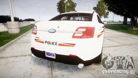 Ford Taurus 2014 Police Interceptor [ELS] для GTA 4