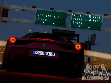 Ferrari 458 Special для GTA San Andreas