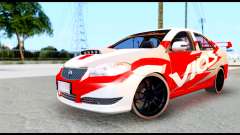 Toyota Vios TRD Racing для GTA San Andreas