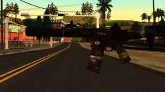HoneyBadger from CoD Ghosts v2 для GTA San Andreas