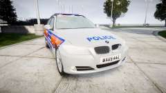 BMW 325d E91 2009 Metropolitan Police [ELS] для GTA 4