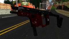 Новогодняя MP5 для GTA San Andreas